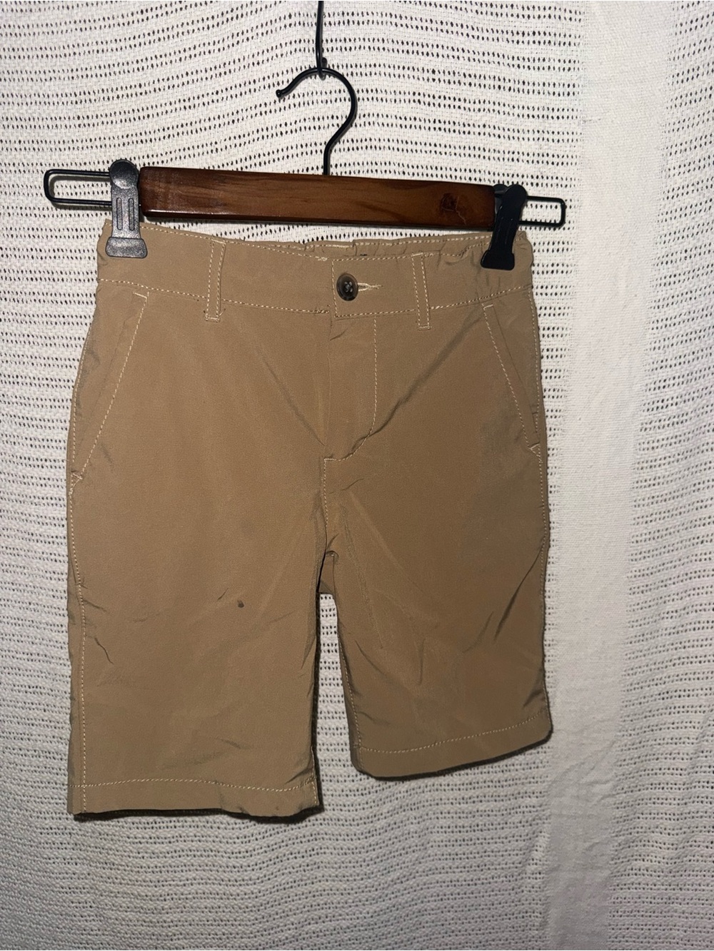 Place kids Tan Flat-Front Shorts